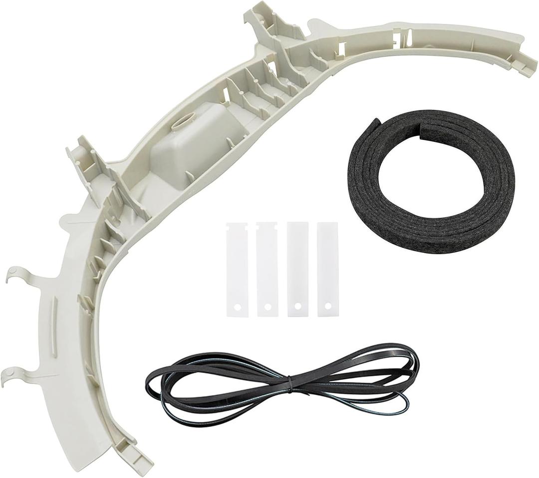 WE49X20697 Dryer Front Drum Bearing Kit Compatible with GE Contains WE3M26 Bearing WE12M29 Belt WE9M30 Felt WE1M1067 WE1M504 Slides