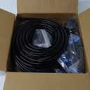 Bonviee Drip Irrigation System, 230FT Garden Watering System with Quick-to-Connect Fittings, Adjustable Drip Emitters, 1/4 & 5/16 Tubing, Drip Irrigation Kit for Raised Garden Beds, Greenhouse, Lawn