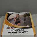 FUFF Weighted Vest Woman, 20-32 Lb Adjustable Weight Vest for Women Men, Female Strength Training Body Vest for Walking Exercise Running Workout