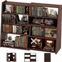 Armocity Expandable Bookshelf Small Short Corner Bookcase for Small Spaces, 5-tier