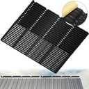 20 Pcs 9in Outside Inside Foam Closure Strips for Metal Roofing Panels, 3ft Long Classic Rib Profile Metal Roof Closure Strips for R Panels, 10 Outer & 10 Inner(with Adhesive)