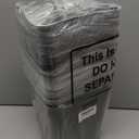 Amyhill 10 Pcs Small Trash Can 2 Gallon Plastic Garbage Can Small Waste Basket for Bathroom Office Kitchen Living Room Bedroom Home Under Desk (Black)