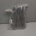 10 inch 100-Pack Chain Link Fence Ties, Heavy Duty 11 Gauge Aluminum Fence Tie Wires, Chain Link Hook Ties Dog Fence Slats for Chain Link Fence, Garden Fence, and Dog Fence Repair