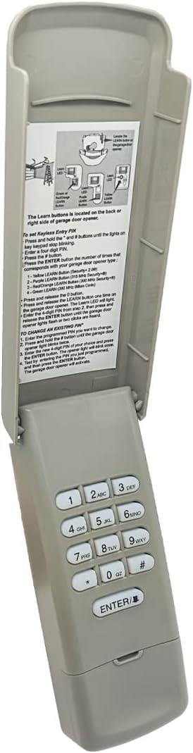 877Max 878Max Wireless Garage Door Opener Keypad Remote Compatible with Liftmaster Chamberlain Craftsman Garage Door Openers, Replaces for 376Lm 377Lm 977Lm 877Lm, etc. 