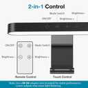 InnoGear Video Conference Light, On-Camera Video Lights for Monitor Desk LED Streaming Lighting with Remote and Touch Control Selfie Zoom Lighting for Computer Webcam Laptop Podcast, Recording