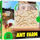 Dan&Darci Ant Farm Kit for Kids - Farms Colony - Includes Ants Voucher - Sand Habitat Kits - Bug Terrarium House - Educational Science Gifts for Kid - Nature Learning Toys for Boys, Girls & Adults