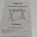 Chezerra Fully Assembled Luggage Rack for Guest Room, Suitcase Stand 2-Pack