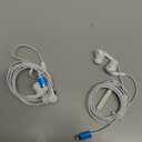 2 Packs Headphones for iPhone Wired with Built-in Microphone and Volume Control,Earbuds Compatible for iPhone 14/13/12/11/XR/XS/X/8/7/SE/Pro/Pro Max,Support All iOS System.