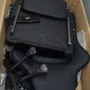 GTPLAYER Gaming Chair, Computer Chair with RGB LED Lights, High Back Ergonomic Chair for Adults with Footrest, Reclining Office Chairs, Linkage Armrest, Blue