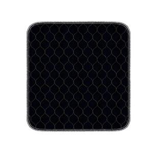 Washable Incontinence Chair Pads Heavy Absorbent Chair Pads for Incontinence Waterproof Seat Protector Pads Chuck Pads Washable for Adults Elderly Kids Pets 21"X22"(1Pack) Black