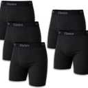 Hanes Mens Underwear Briefs, Cool Comfort Moisturewicking Breathable Multipack Boxerbriefs, Assorted  5 Pack, Medium US