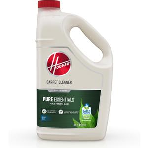 Hoover Pure Essentials Carpet Cleaner Solution, 128 oz., Fresh Rain Scent, Natural Plant Based Formula, Deep Cleaning Carpet Shampoo Solution, Pair With Hoover Carpet Cleaner Machine