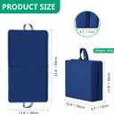 ECODESEO Bath Kneeler Pad, Extra Thick Kneeling Pad, Garden Kneeling pad for Women, Water Resistant Memory Foam Cushioning for Yoga, Bathing, Physical Therapy, Prayer Pillow, Dark Blue, Large