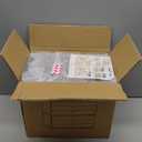 Yieach 2 Pack Acrylic Storage Drawers With 6 Drawers,Stackable Desk Organizer and Makeup Organizer,Large Clear Office Supplies Organizer for Pen,Stationary,Palettes,Arts Craft Organizers and Storage