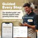 HOME GROWN Bonsai Tree Kit  Grow 4 Bonsai Types Indoors with Complete Starter Kit Including Pots Peat Pellets and Bonus Grow Guide  Unique Gardening Gift for Men Women Beginners