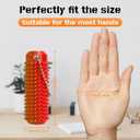 Little Ouchies Pain Fidget, Luminous Pain Stim Fidget Toys for Stress Relief & Focus, Durable Spiky Grippie Stim Keychain Classroom, Portable Novelty Gifts for Adults Teens Office Workers stress(5pcs) (Medium, Red Gold, Candy Color, Red Blue, Blue Green, Luminous Blue)