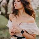 MAIRUI Resin Watch Band Compatible with Apple Watch for Women Men 49mm/45mm/44mm/42mm Series 9/8/7/6 SE Slim Bands Strap Bracelet Wristband for iWatch 5/4/3/2/1/Ultra/Ultra 2(Light Pink)