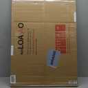 LOAAO Black Metal Framed Bathroom Mirror for Wall, 24X36 Inch Rounded Rectangle Mirror, Matte Black Bathroom Vanity Mirror Farmhouse, Anti-Rust, Hangs Horizontally or Vertically