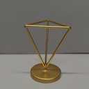 3 PCS Geometric Candle Holders for Pillar Candles Gold Metal Pillar Candle Holder Vintage Candle Stands Table Centerpiece for Wedding Christmas Home Decoration