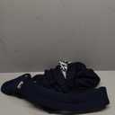 SlowTon Dog Carrier Sling - Thick Padded Shoulder Strap Adjustable Dog Carriers for Small Dogs, Puppy Carrier Purse for Pet Cat with Front Zipper Pocket Safety Belt Machine Washable (Dark Blue, L) (F-Navy Knitted Fabric)