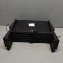 Dog Steps for Car, Truck and SUV - Foldable Pet Stairs for Large Dogs with Non-Slip Rug Surface, Lightweight Dog Ramp Holds Up to 250lbs, 5 Steps (Black Metal Fram, 5 Steps)