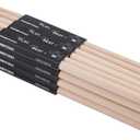 Suwimut 12 Pairs 5A Drum Sticks, Classic Maple Wood Drumsticks for Adults Kids and Beginners, Oval Wood Tip Drum Sticks for Jazz Drums Electronic Drums Musical Instrument Percussion