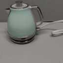 Evoloop Electric Tea Kettle, 1500W /1.0L Hot Water Boiler Heater Pot, Retro Small Electric Kettle, 100% Stainless Steel BPA Free Electric Teapot, Auto Shut-Off & Boil-Dry Protection