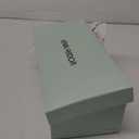 JENN ARDOR Clear Heels for Women Slingback Pointed Closed Toe Heels with Rhinestones 3 inch Comfortable Stiletto Sandals Pumps Wedding Party Dress Shoes, 7.5