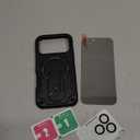 Goton for iPhone 17 Pro Case with Privacy Tempered Glass Screen Protector & Camera Lens Protector, Compatible with MagSafe, Invisible Kickstand, Shockproof Phone Cover, Black