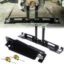 2025 Upgraded Wheel Alignment Tool with Heavy-Duty Steel Design & Enhanced Compatibility, A Pair of Collapsible Toe Alignment Tool Plates, Measurements for Truck, SUV Vehicle (2 Tape Measure)