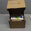 Tiny Land Montessori Baby Toy Set 4-6 Months  Early Learning Motor Skills Development Kit with 4-in-1 Soft Cloth Book, Spinning Rainbow Toy, Silicone Blocks and Baby Tissue Box