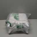 Bathroom Trash Can with Lid, Vacuum Adsorption Small Garbage Can 3.2 Gallon Press Top Lid Trash Bin with Legs Waterproof Waste Basket for Bathroom Bedroom Office Home RV (White)