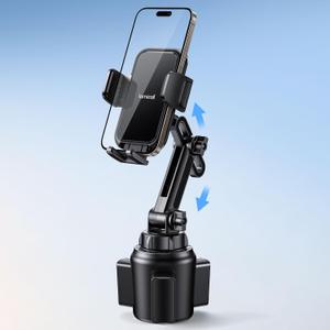 Lamicall Phone Holders for Your Car - [Thick Cases Friendly] Universal Adjustable Cell Phone Car Mount for Truck Golf Cart and All 4-7" inches Smartphones