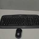 Logitech MK335 Quiet Wireless Keyboard and Mouse Combo - Black/Silver Keyboard and Mouse Combo Wireless, Ambidextrous