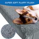 Dog Bed Covers Replacement Washable (Cover Only), Waterproof Warm Dog Mattress Cover-Easy to Remove, 36x27Inch, Grey