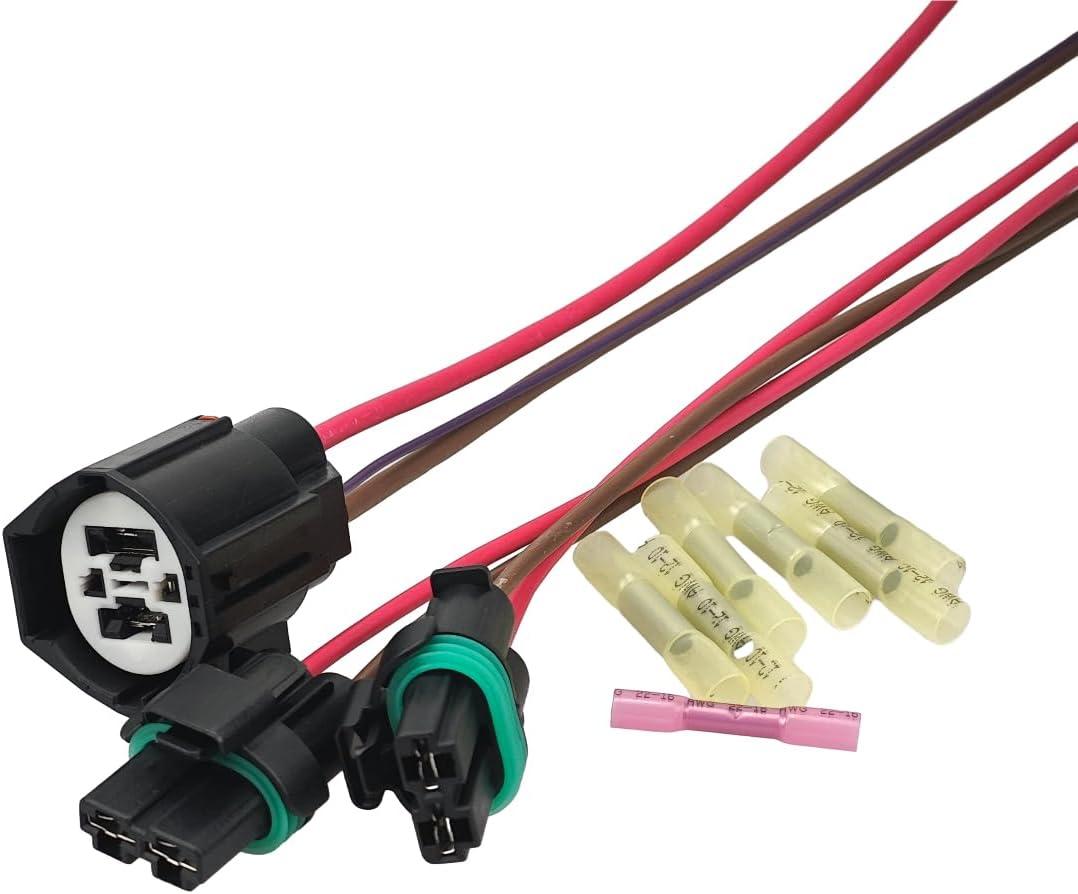 AITKEN Cooling Fan Control Module Connector Plug Wire Harness for Ford Edge/Lincoln MKX Ref #7T4Z-8B658-B, 941.0138.01. (Connector)