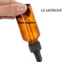12 pcs, 1 oz Amber Dropper Bottles w/ 3 Stainless Steel Funnels & 1 Long Glass Dropper - 30ml Glass Bottles with Eye Droppers, Leakproof Essential Oils Bottle for Health, Personal Care & Beauty