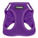 Best Pet Supplies Voyager Step-in Air Dog Harness - All Weather Mesh, Reflective, No Pull Harness for Small, Medium Dogs, Cats - Secure with Hook & Loop Fastener, Buckle, Double D-Rings - Purple, M