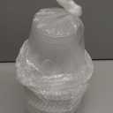 10 Pack 34oz Plastic Cups with Lids and Straws, Disposable Iced Coffee Cups with Lids,Sturdy & Food Safe Drink Buckets for Cold/Hot Drinks,Smoothies,