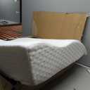 Bed Wedge Pillow - %100 Memory Foam Sleeping Wedge for Acid Reflux, Leg Elevation, Bedroom Reading, Better Breathing - 65cmx65cmx22cm Unique Back Pillow for Bed with Machine Washable Bamboo Cover