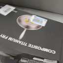 9.45" Titanium Pans for Cooking Pure Healthy Titanium Frying Pan