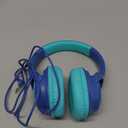 iClever Kids Headphones with Cord, 85dBA Safe Volume Wired Headphones for Kids, Stereo Sound Foldable Adjustable, 3.5mm Jack, Over Ear Child Headphone for School/Boys/Girls/iPad/Tablet/Travel, Blue