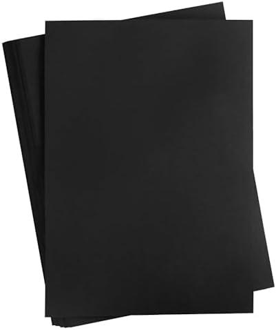 Ucanpack 100 Pcs Corrugated Cardboard Colored Sheets, Made In USA Flat Cardboard Sheet For Inserts, Black 3 mm Thick Sheet For Craft, DIY, Shipping, 5x7 Inches" Dividers & Mailing (B Flute)