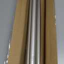 Brushed Nickel Shower Curtain Rod Adjustable 43-78 inch, 1"Diameter Spring Tension Curtain Rod No Drill, Anti-Rust Non-Slip Shower Rod for Bathroom Tension Rod