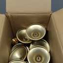 36PCS Brass Gold Taper Candle Holders Set, Vintage Metal Candlestick Holders for Table Centerpiece, Wedding Reception, Festive Christmas Mantel Decoration