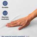 Extra Deep Queen Fitted Sheet - Hotel Luxury Single Fitted Sheet Only - Easily Fits 18 inch to 24 inch Mattress - Ultra Soft, Wrinkle Free w/Extra Deep Pockets - Easy-Care, Breathable & Comfy - White