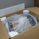 Open-Top Self Cleaning Litter Box, Automatic Cat Litter Box with APP Control, Dual Safety Sensors, Includes Trash Bags, Grey-White