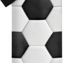 Soccer Water Bottle with Lid - 32oz Insulated Stainless Steel Sport Bottles - Men Soccer Player Fan Coach