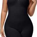 SHAPESHE Strapless Shapewear Bodysuit for Women Compression Tummy Control Seamless Underwired Corse Full Body Shaper M