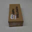 Halloween Decorations Indoor, Set of 3 Ceramic Halloween Ghosts with Witch Hats, Cute Spooky Lighted Decor Ghost Figurines Witch Hat Scary Pumpkin Bats Boo for Home Mantel Shelf Table Decor